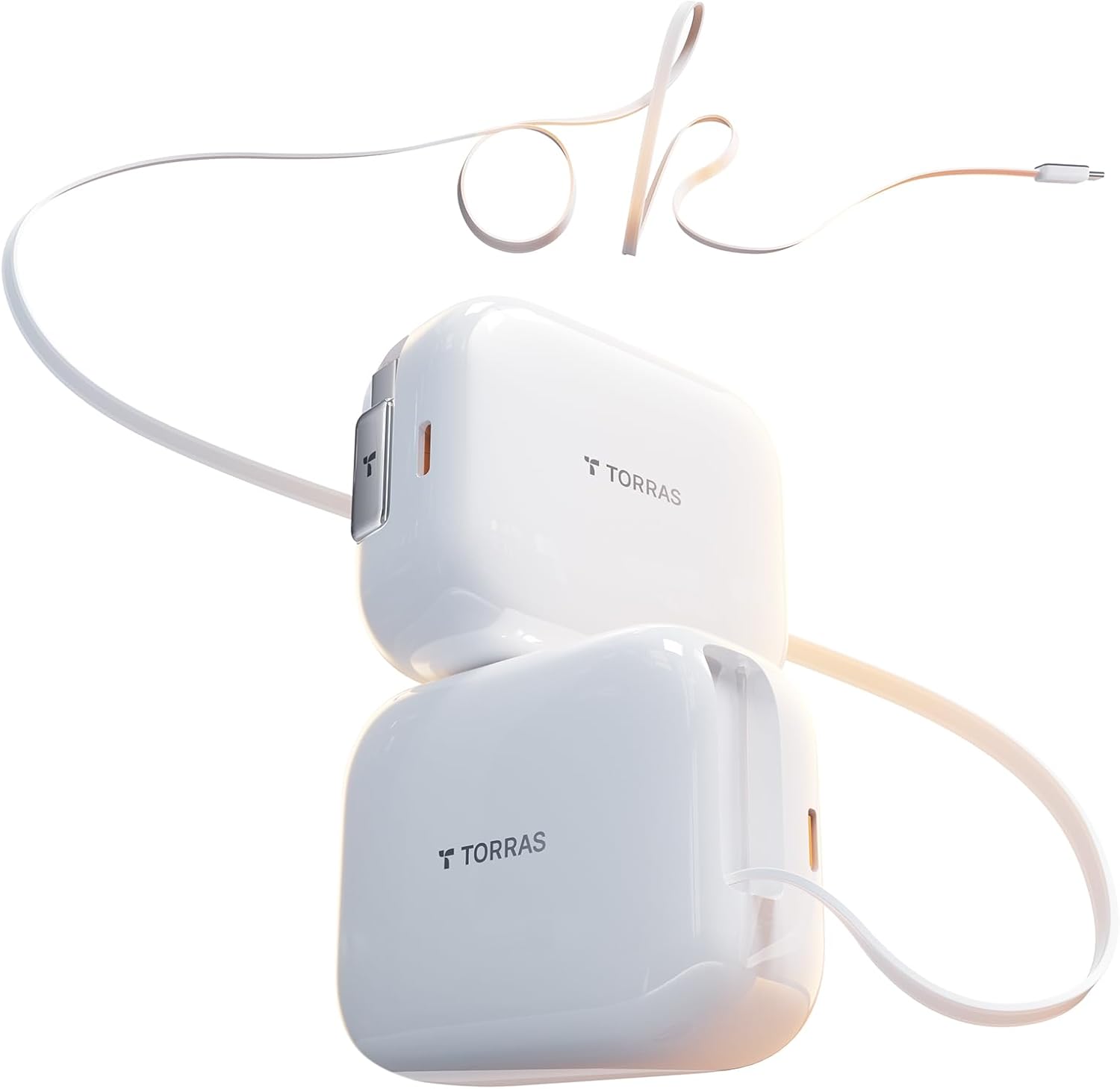 【最強巻き取り式】TORRAS FlexLine 67W 充電器 type-c 2ポート急速充電器