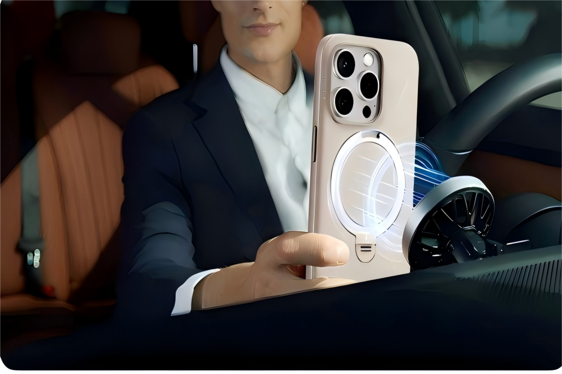 TORRASの携帯電話ホルダーケースは、携帯電話を傷つけることなく、自動的に校正されます。