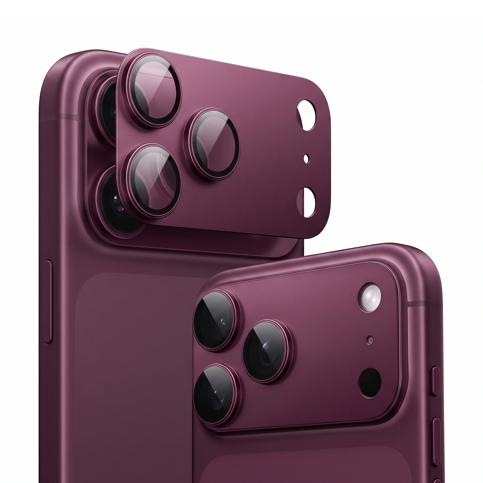 TORRAS For iPhone 2026 Pro カメラフィルム レンズカバー【全面保護 10H強化】  アルミ合金 金属仕上がり ARアンチグレア  透過率99%以上 航空宇宙素材 極薄 米軍規格 傷/褪色/指紋防止 1枚セット いPhone2026 Pro 専用 カメラフィルム ディープブルー CameraGo