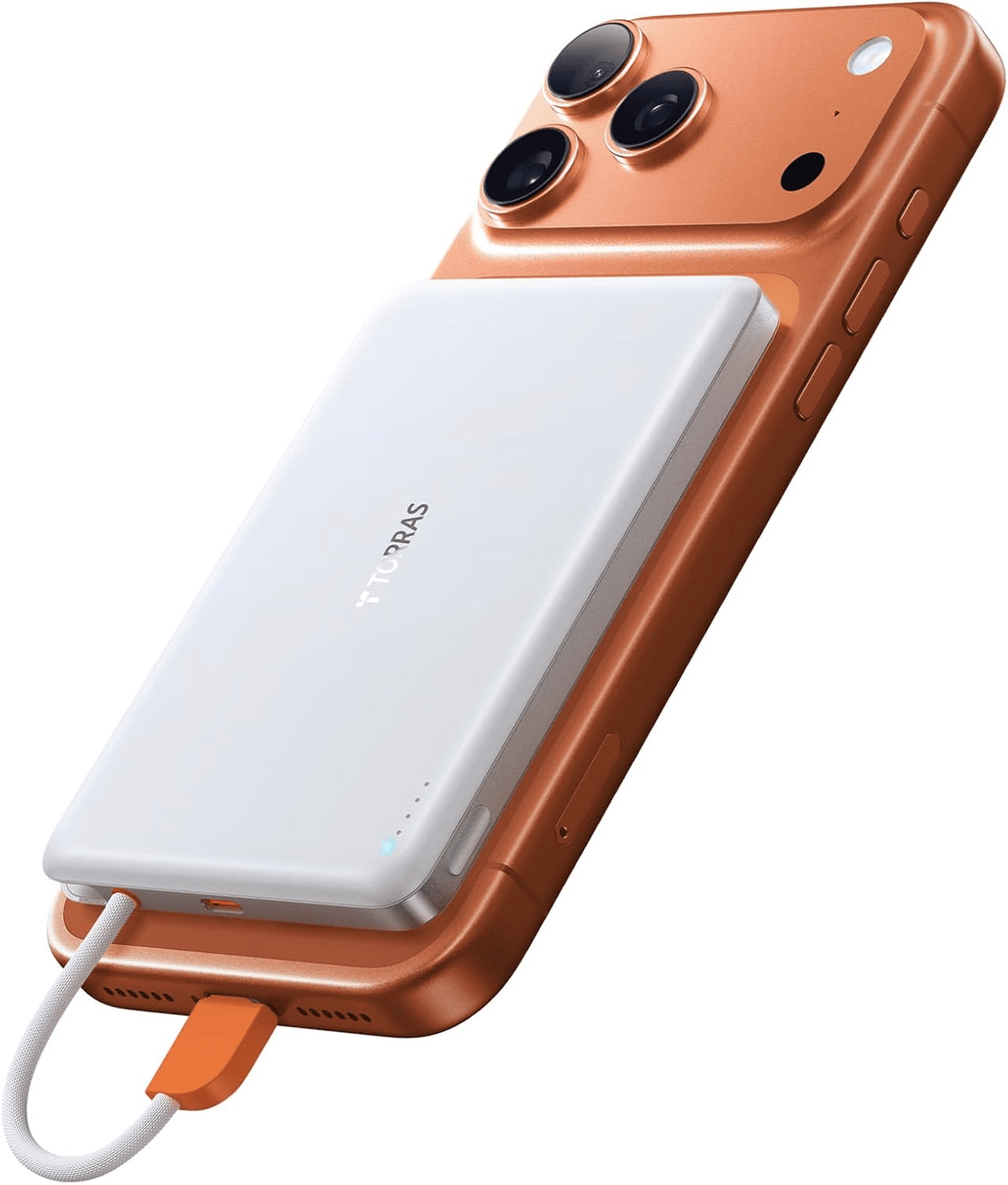 MiniMag PebbleLink 10000mAh パワーバンク | 内蔵ケーブル – TORRAS-JP