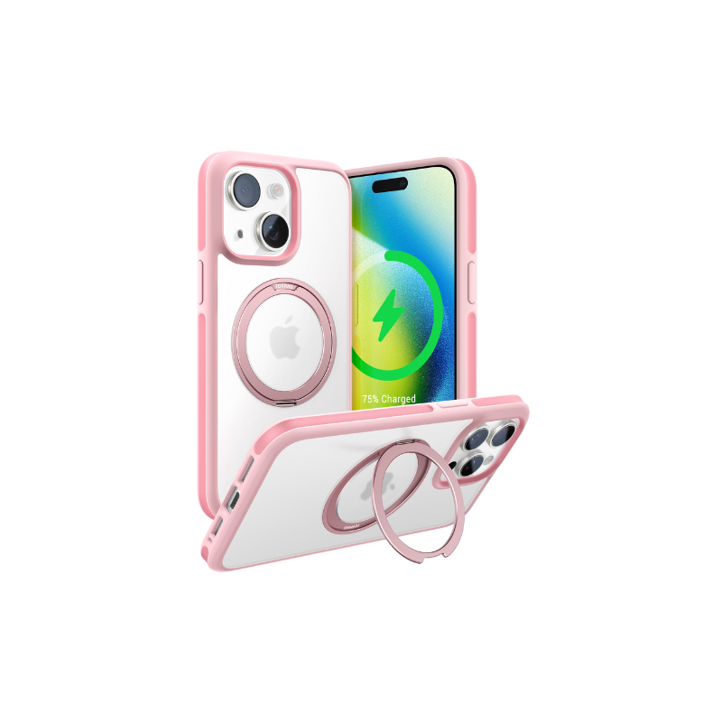 UPRO Ostand R Multifunctional 360 degree rotating stand case colorful series for iPhone 15 