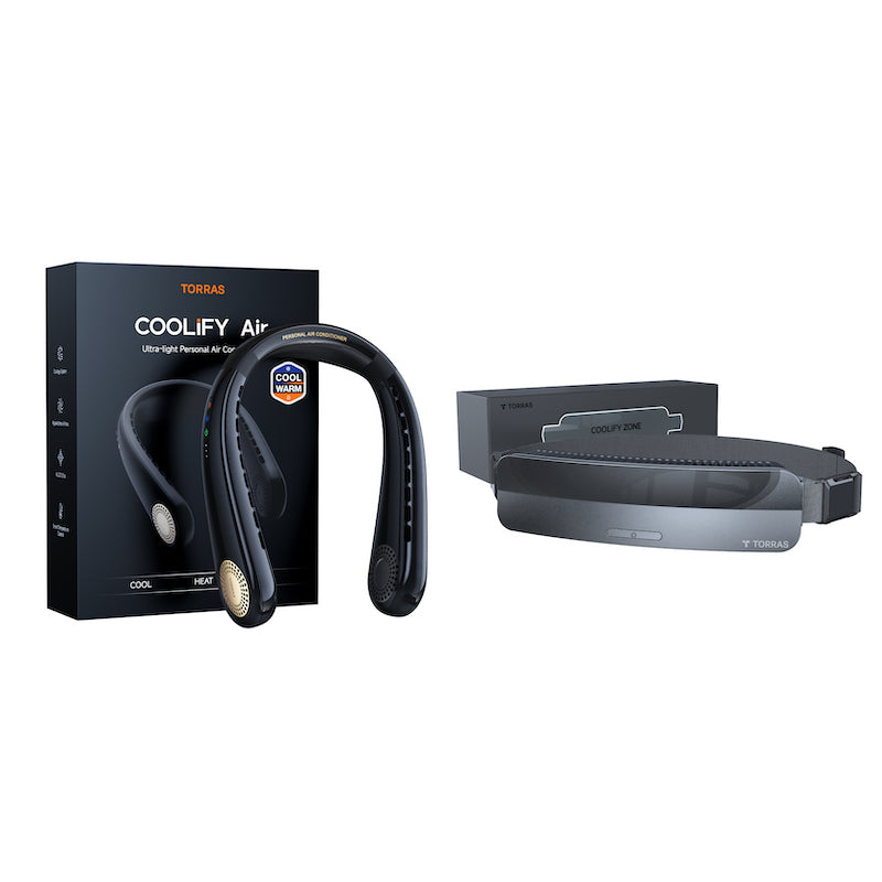 COOLiFY Air 軽量で快適なウェアラブルエアコン