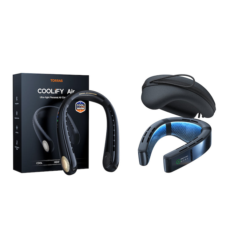 COOLiFY Air 軽量で快適なウェアラブルエアコン