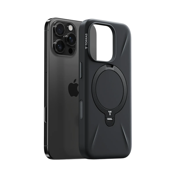 TORRAS iPhone16Pro Ostand Q3 シリコンスタンドケース Ostand Q3 Siliconeスタンドケース – TORRAS-JP