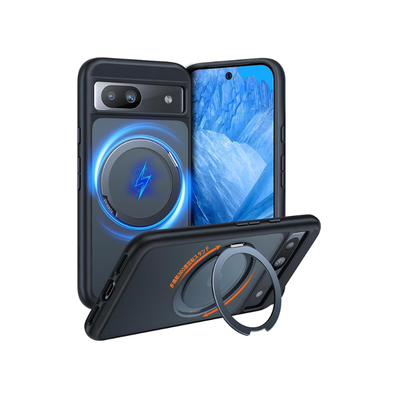 UPRO Ostand R Multifunctional 360 Degree Rotating Stand Case for iPhone 15 Pro Max