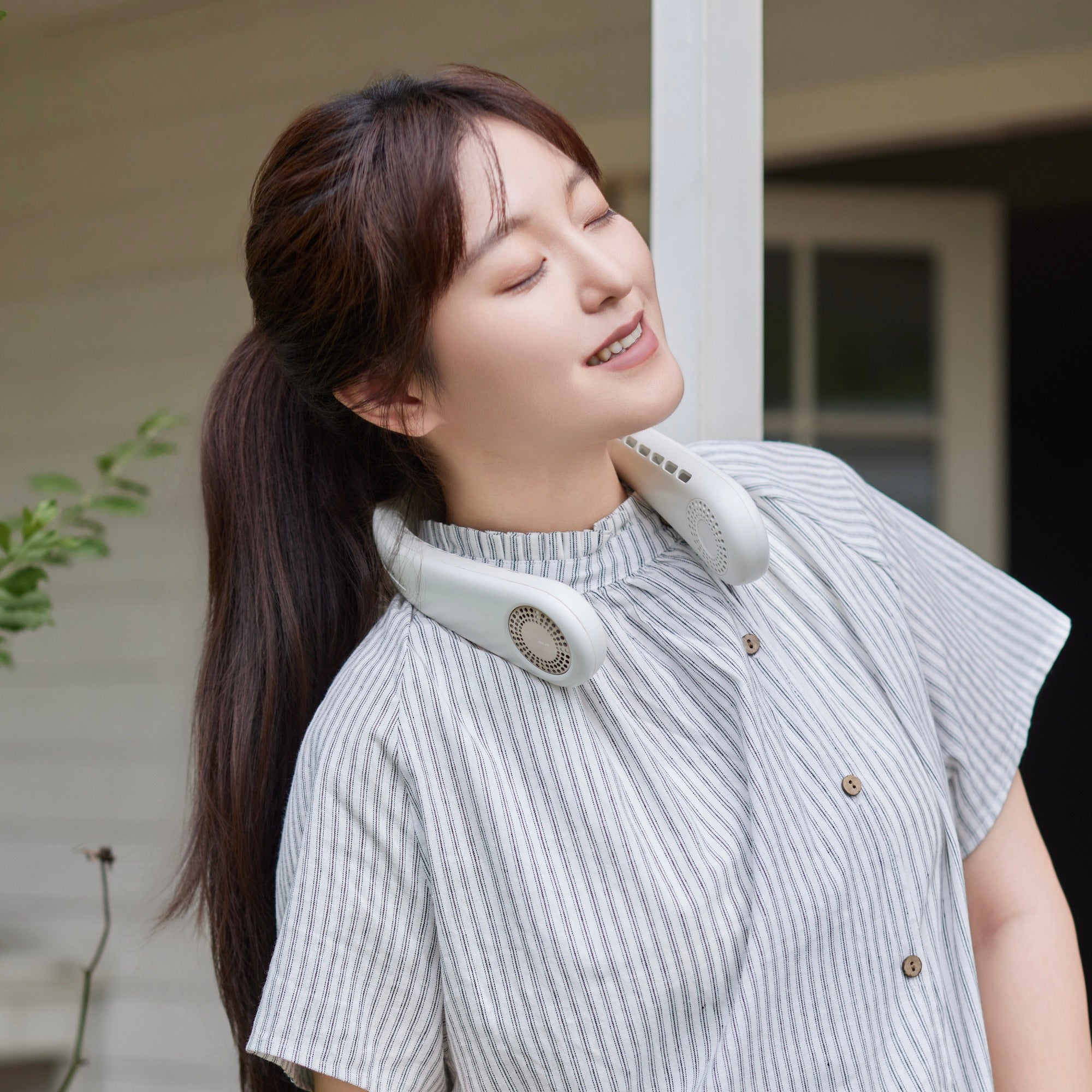 COOLiFY Air 軽量で快適なウェアラブルエアコン