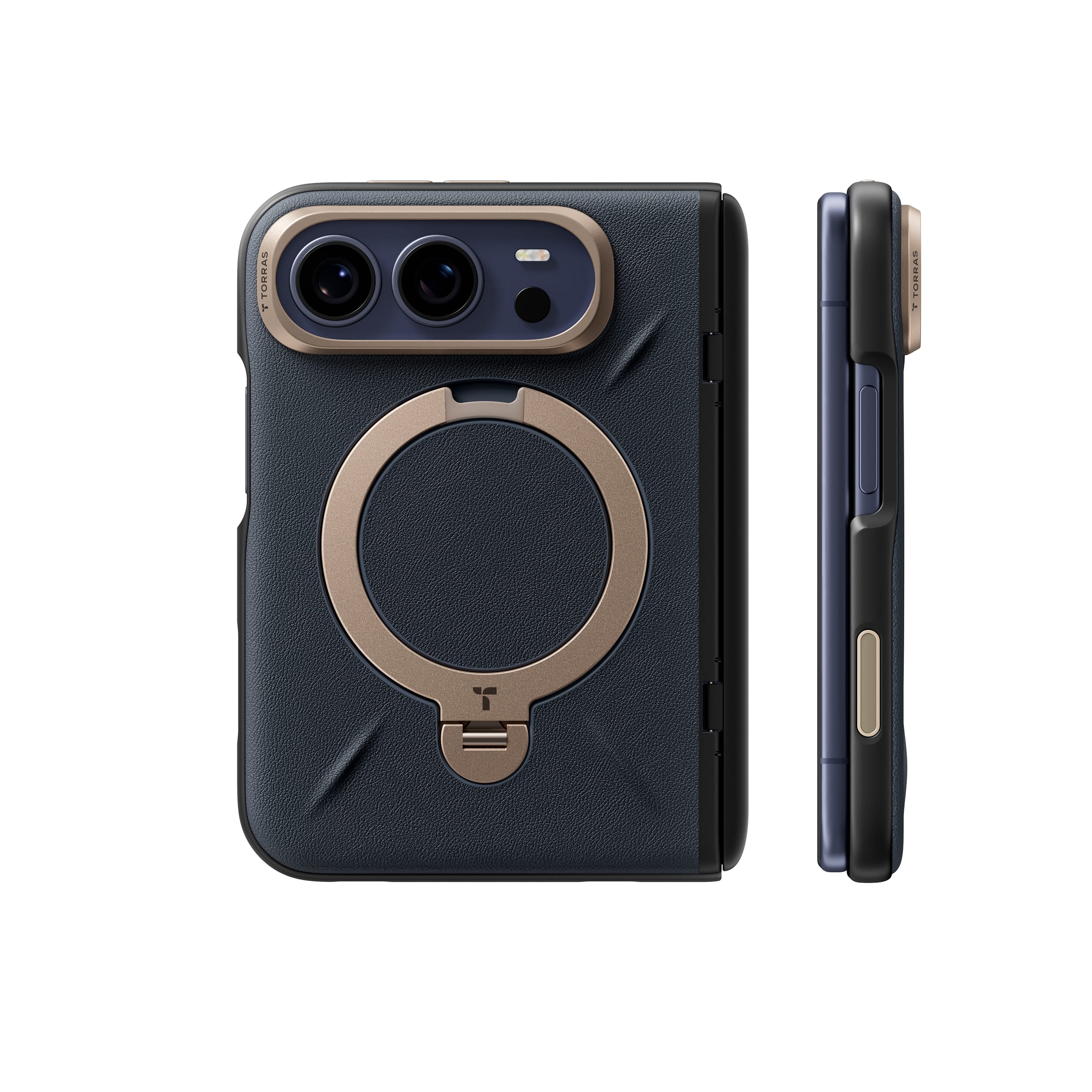 TORRAS トラス iPhone15pro Ostand Q3 レザー ケース Ostand Q3 レザートーン | iPhone 18 Pro ケース | iPhone 18 Pro Max