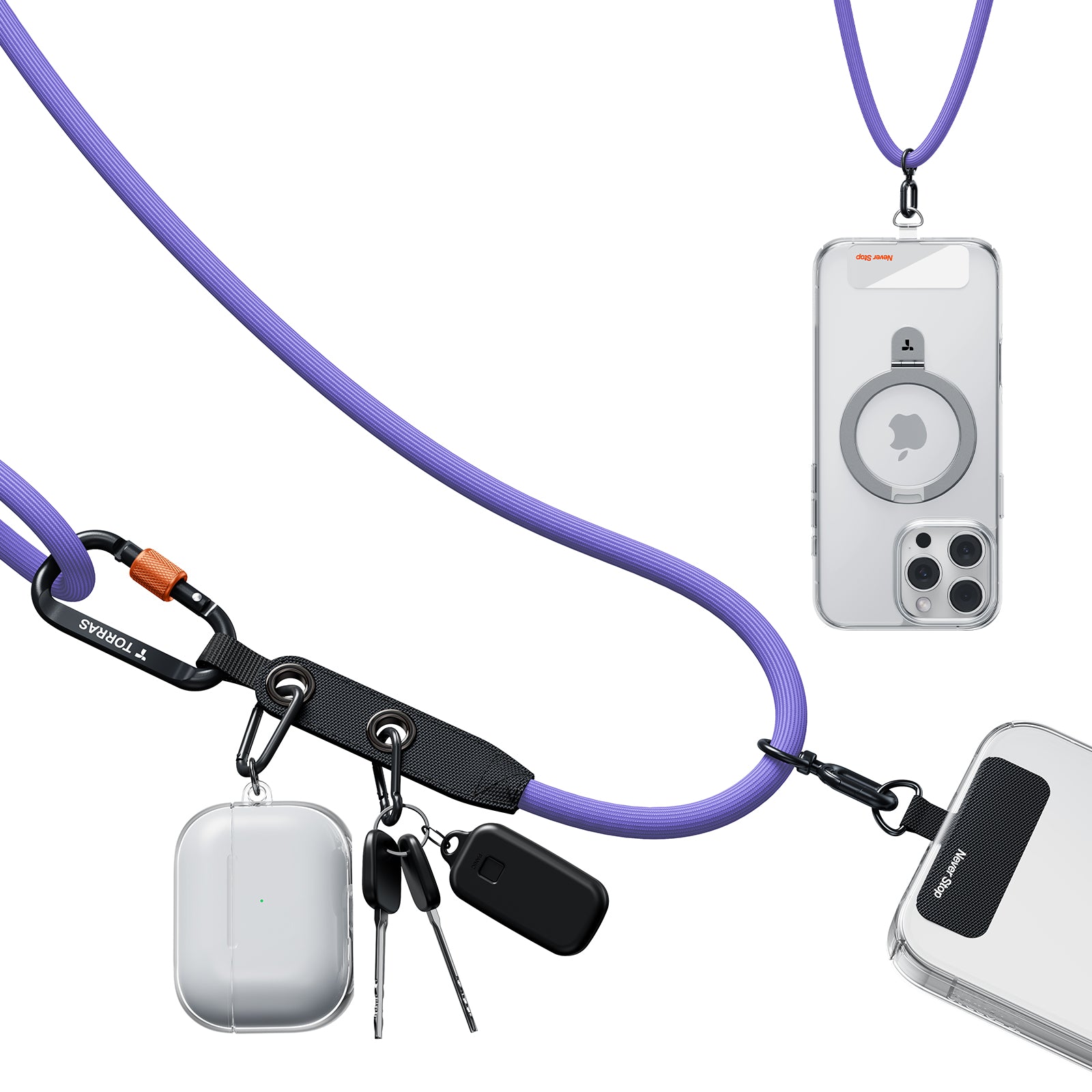 LoopGo Clasp 多用途・頑丈なストラップホルダー