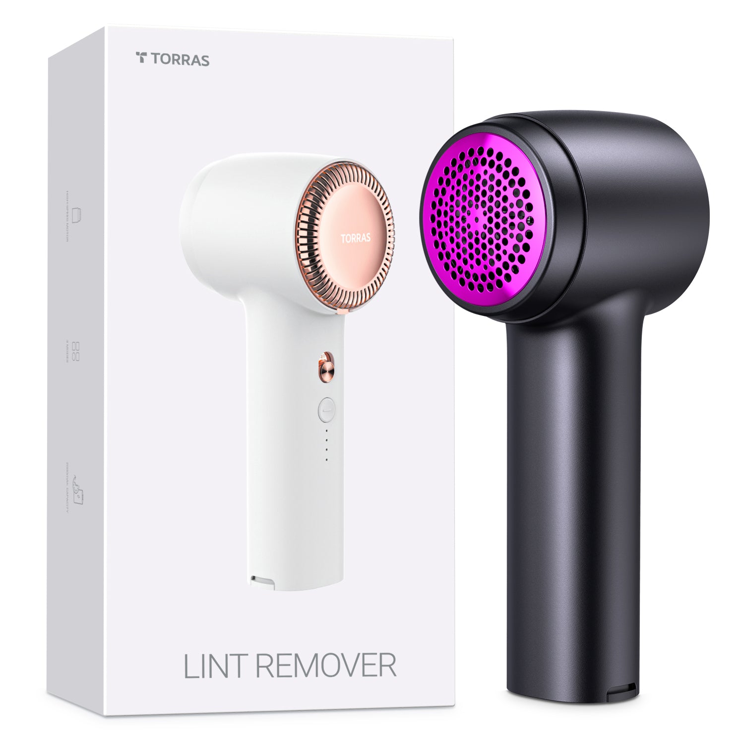TORRAS 電動毛玉取り器 | 6枚刃・3段階調節・USB充電式