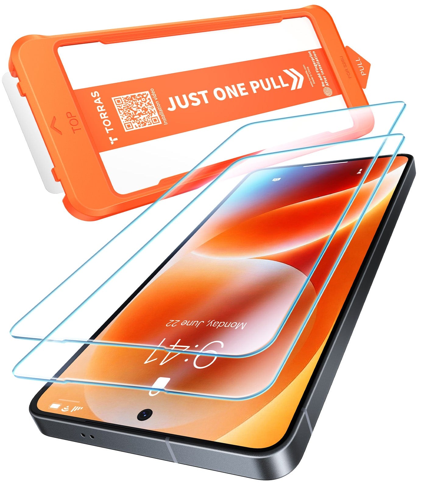 TORRAS For Galaxy s26 Ultra 用 ガラスフィルム 航空宇宙材料 米軍No.1規格 指紋認証 全面保護 9H越え 超簡単貼り付け 自動除塵/吸着 指紋防止 ズレ/気泡レス さらさら 2枚 6.9インチ GlassGo Ultra