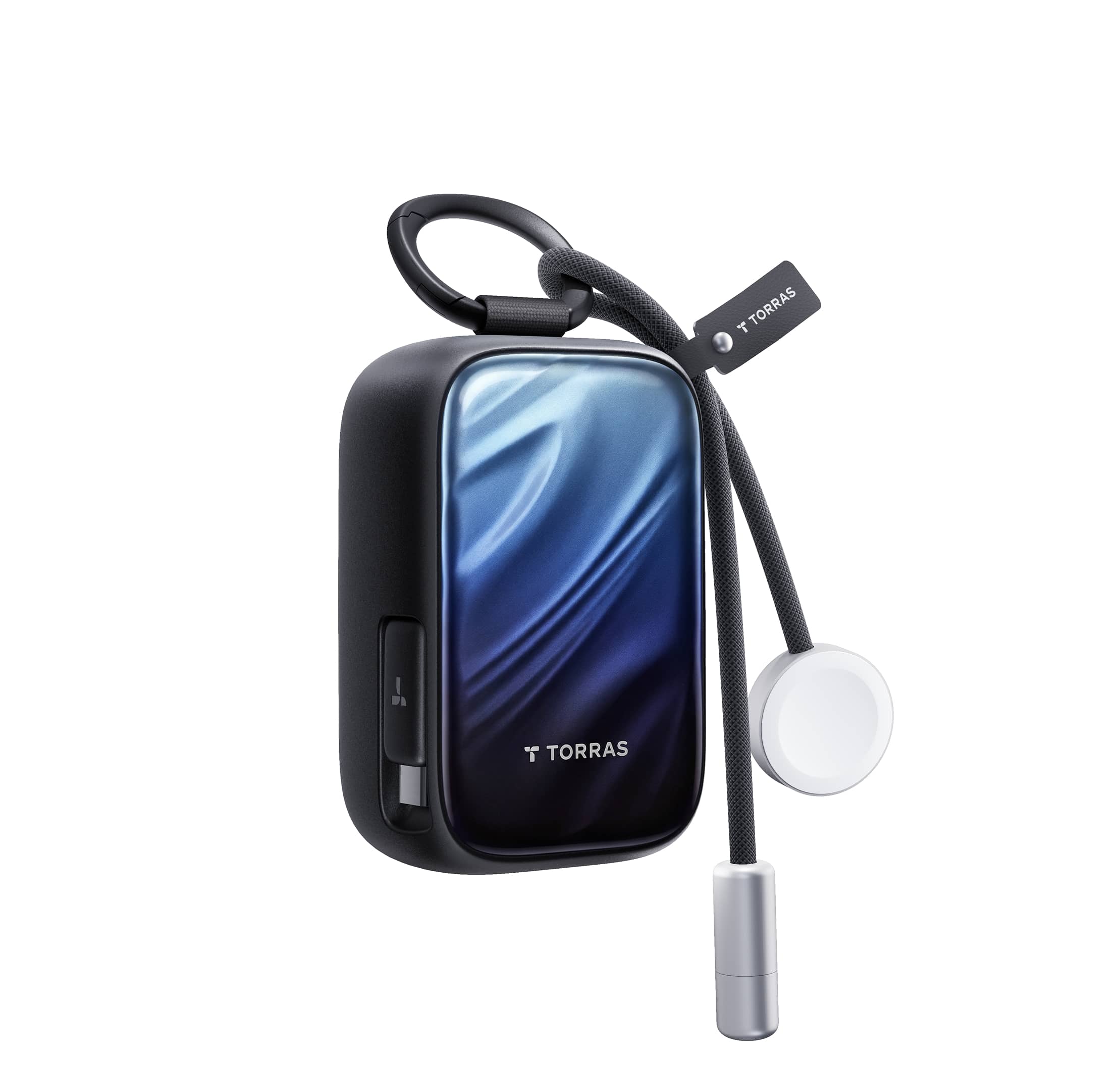 TORRAS PearlGo モバイルバッテリー 10000mAh PearlGo 巻き取り2in1モバイルバッテリー10000mAh｜ Iphone&Apple