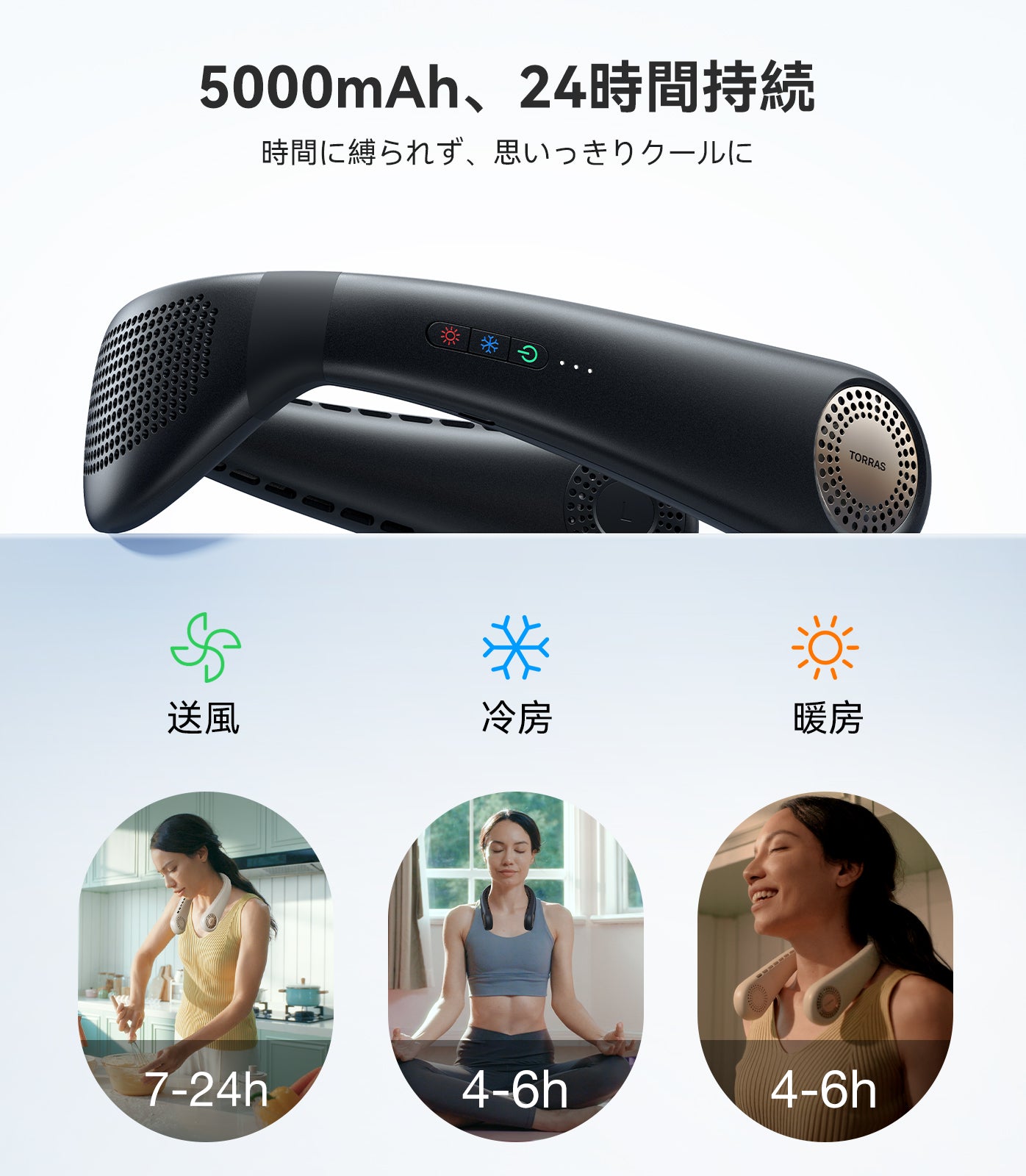 【2025究極進化・COOLiFY Air】 TORRAS ネッククーラー