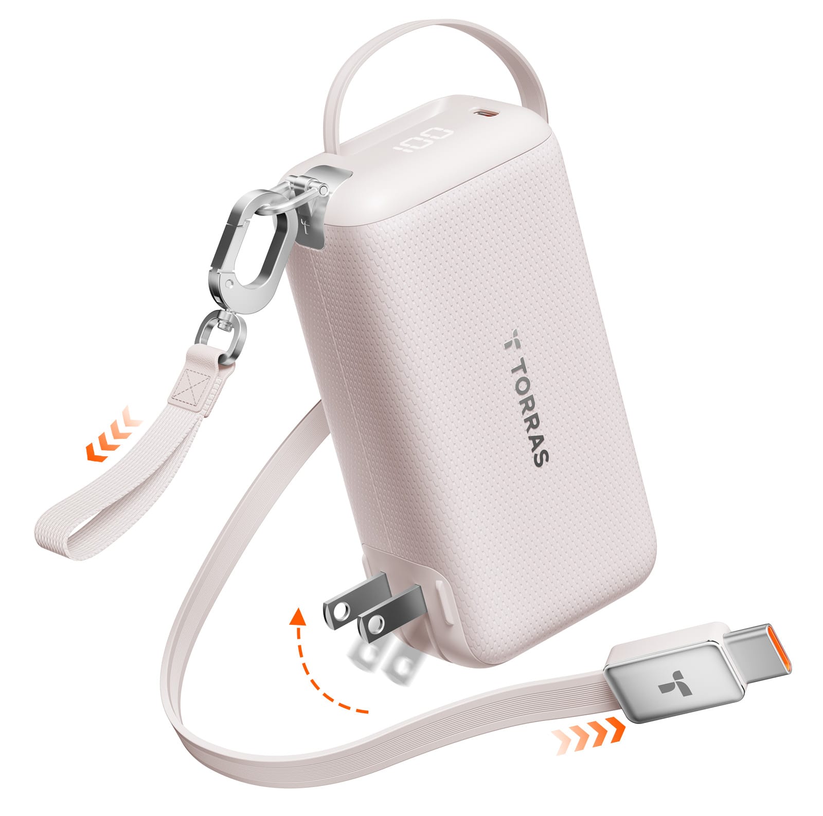 FlexLine 3-in-1 Cube コンセント一体型 モバイルバッテリー 10000mAh