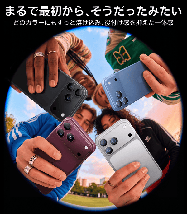 TORRAS For iPhone 2026 Pro/ProMax 用 カメラ保護 【撮影もデザイン