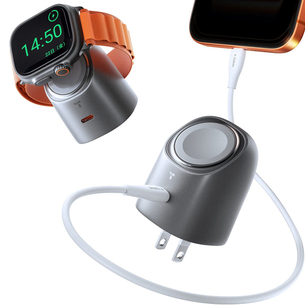 FlashEye 45W 2in1急速充電器 ｜iPhone＆ Apple Watch