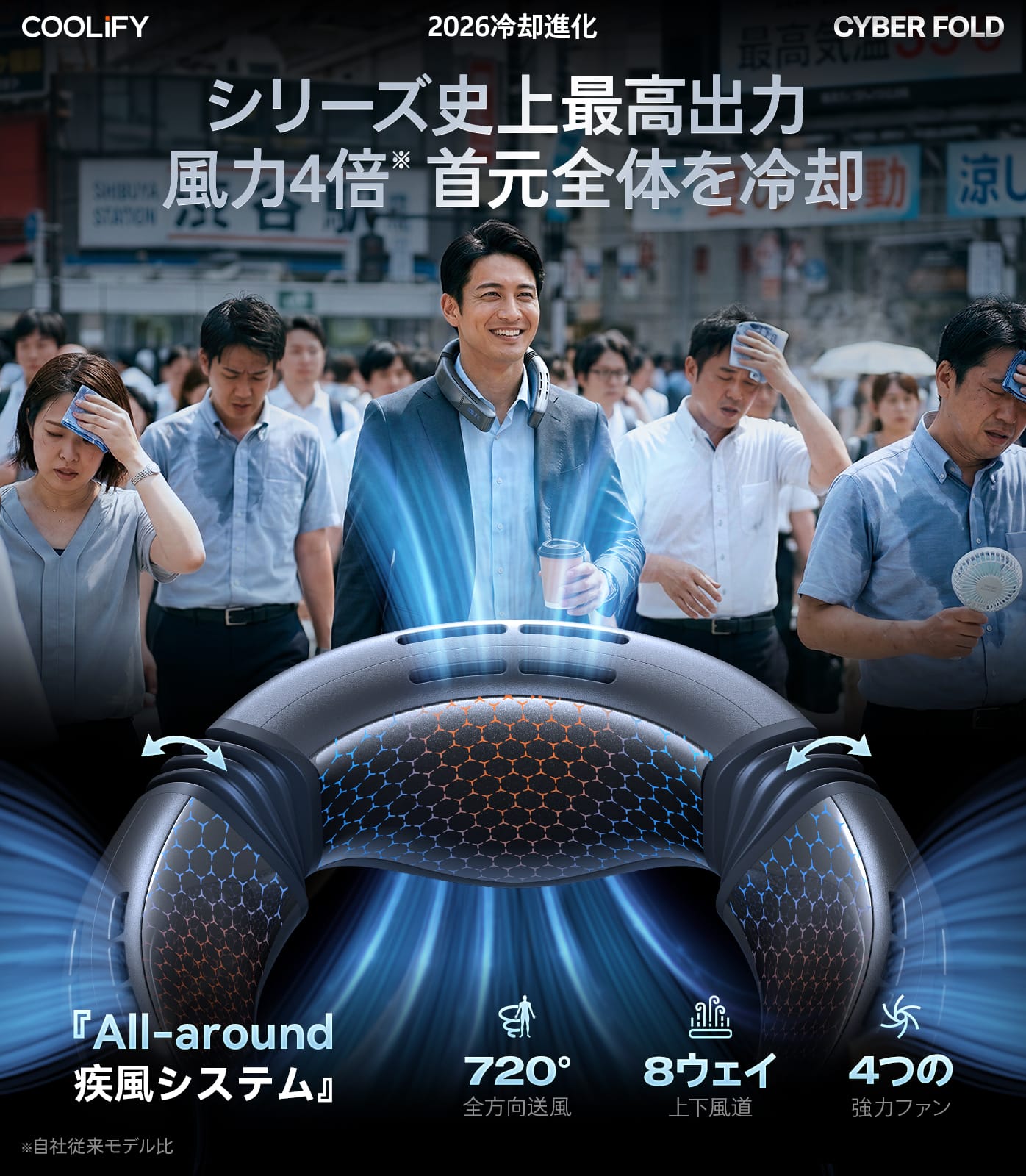 暑さ対策・冷却グッズ TORRAS COOLIFY Cyber COOLiFY Cyber Fold – TORRAS-JP