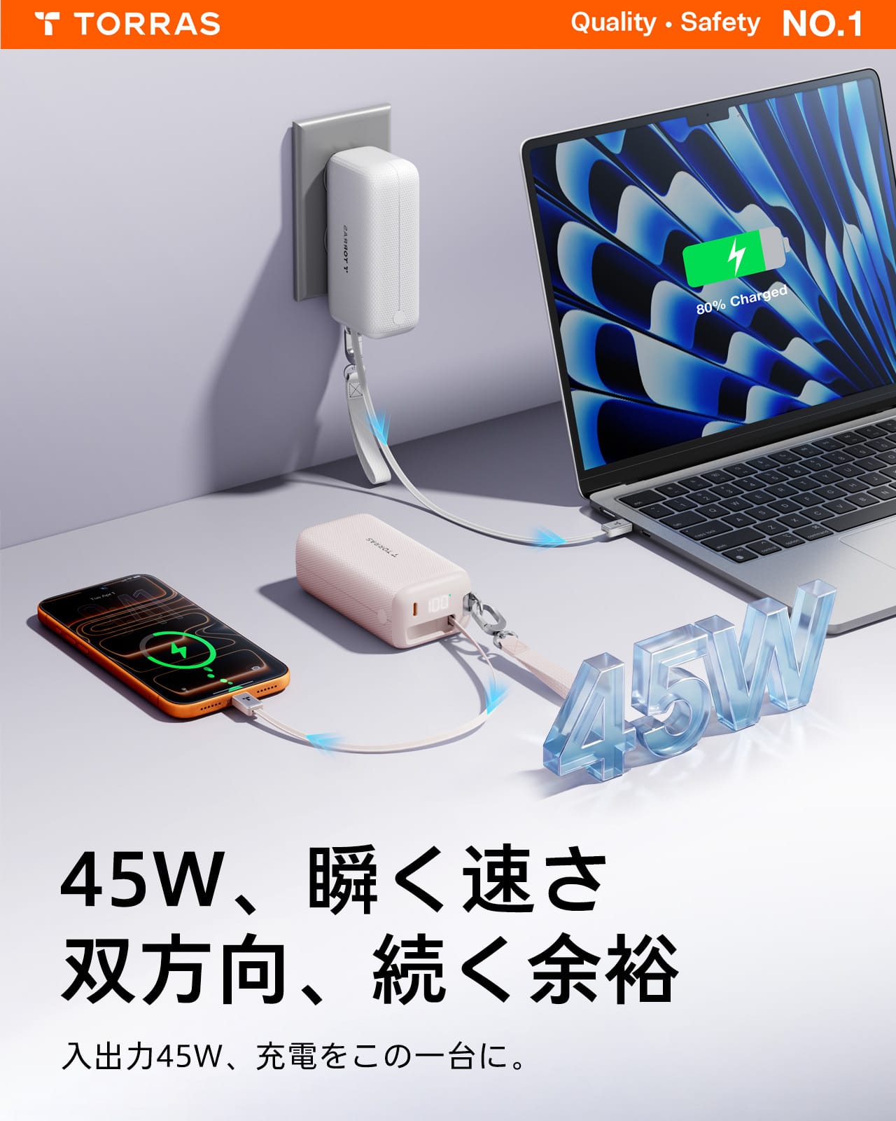 FlexLine 3-in-1 Cube 自動巻き取り式ケーブル内蔵 コンセント一体型