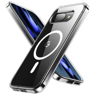 TORRASのGuardian clear MagSafeスマートフォンケースで、磁気リングを表示。