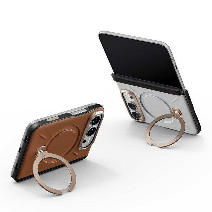 Ostand Q3 レザートーン スタンドケース iPhone Duo 用