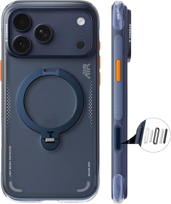 TORRAS iPhone 17 Pro Max 6.9 インチ 用ケース【エアバッグ超強保護 