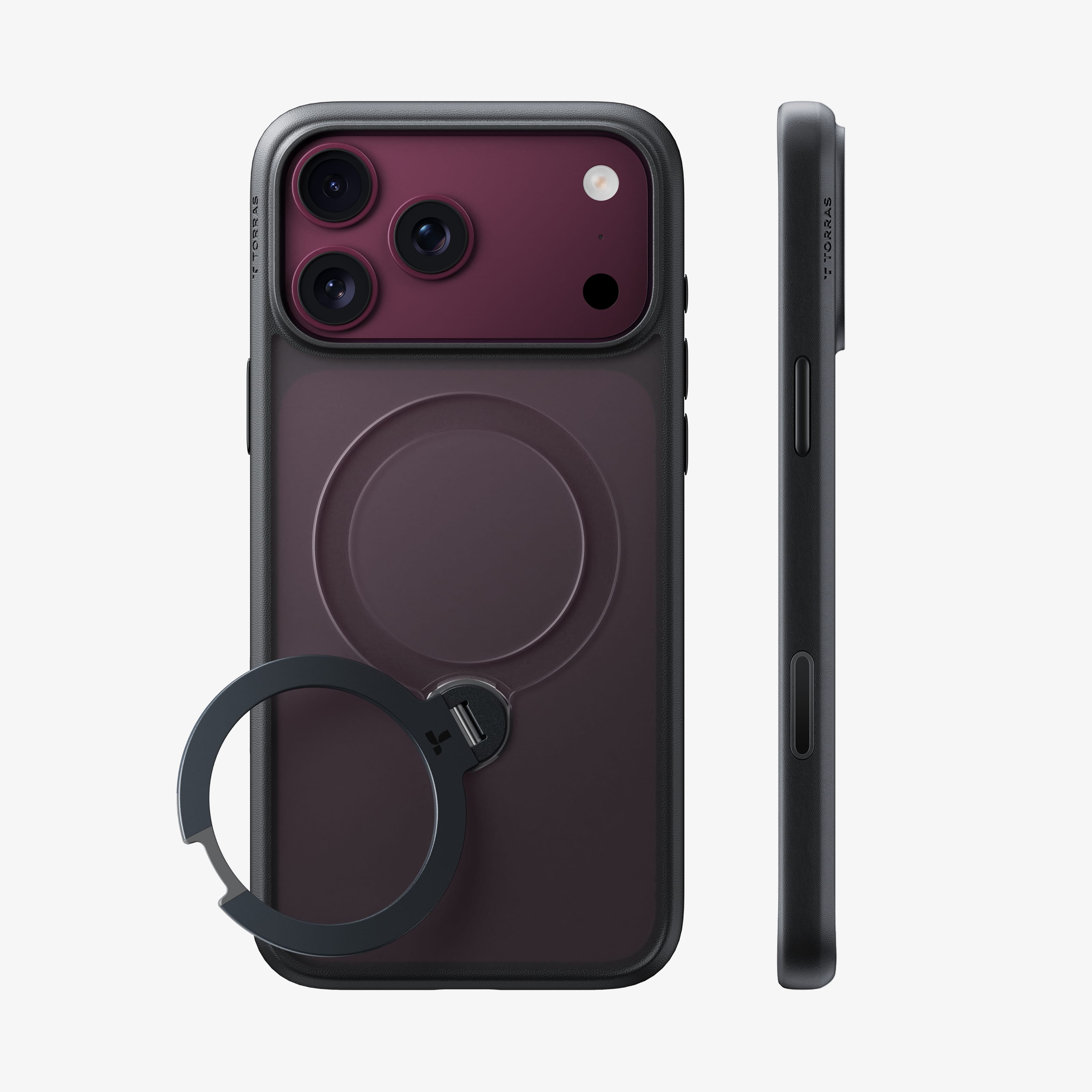 ○TORRAS OstandQ3Fusion iPhone16 Proケース iPhone 16 ケース | 360度回転スタンド | MagSafe対応 – TORRAS-JP