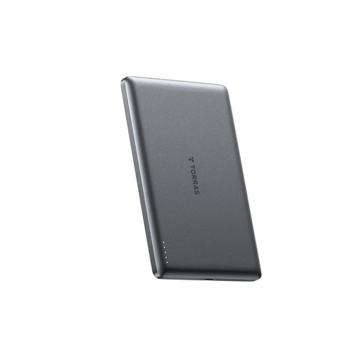 Torras - 5000ｍAh MiniMag MagSafe対応モバイルバッテリー／Grey