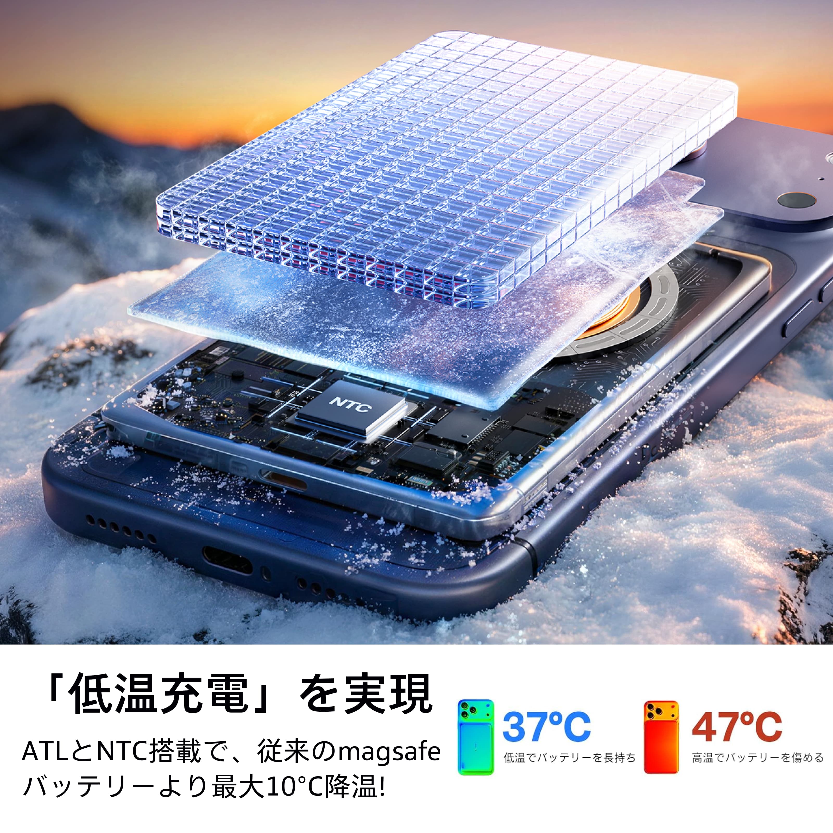 MiniMag Pro 半固体 MagSafeモバイルバッテリー ｜釘刺し試験クリア