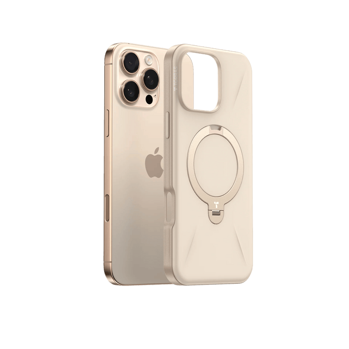 TORRAS Ostand Q3 Fusion iPhone 16/17シリーズ用MagSafeキックスタンド付きスタンドケース