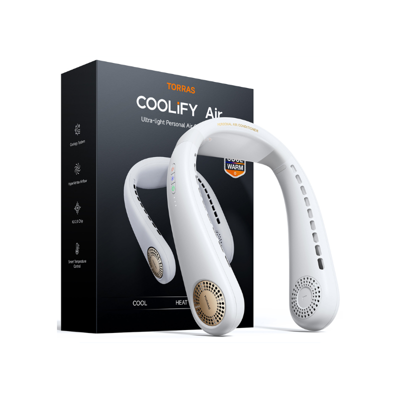 COOLiFY Air 軽量で快適なウェアラブルエアコン