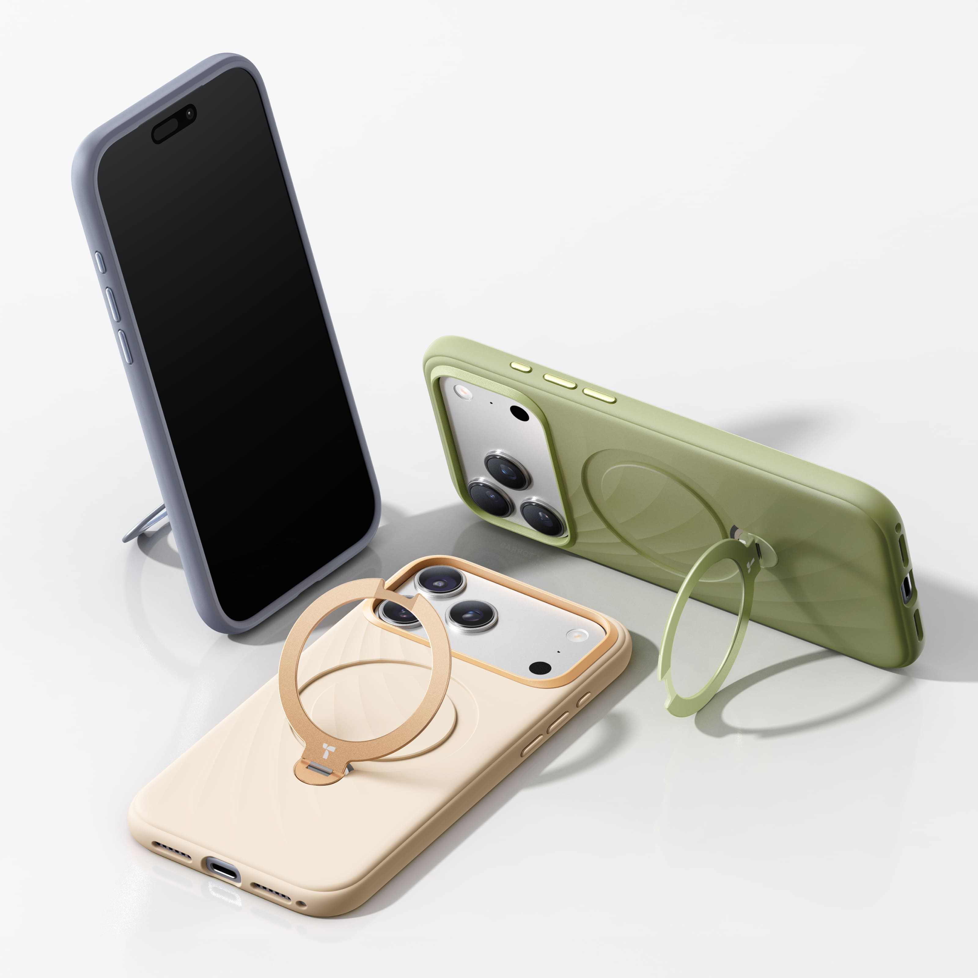 Ostand Q3 ウィンド シリコン スタンド ケース | MagSafe & 耐衝撃