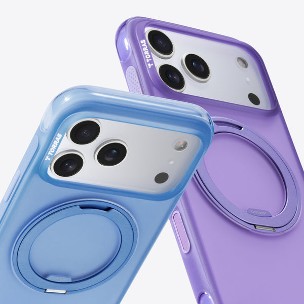iPhone 17シリーズスタンドケース | MagSafe & ミリタリー級耐衝撃 