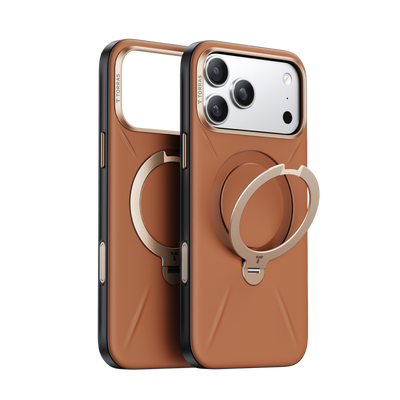Ostand Q3 レザートーンスタンドケース（iPhone 17シリーズ用）