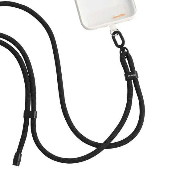 LoopGo Flex スマホ ショルダーストラップ - ブラック