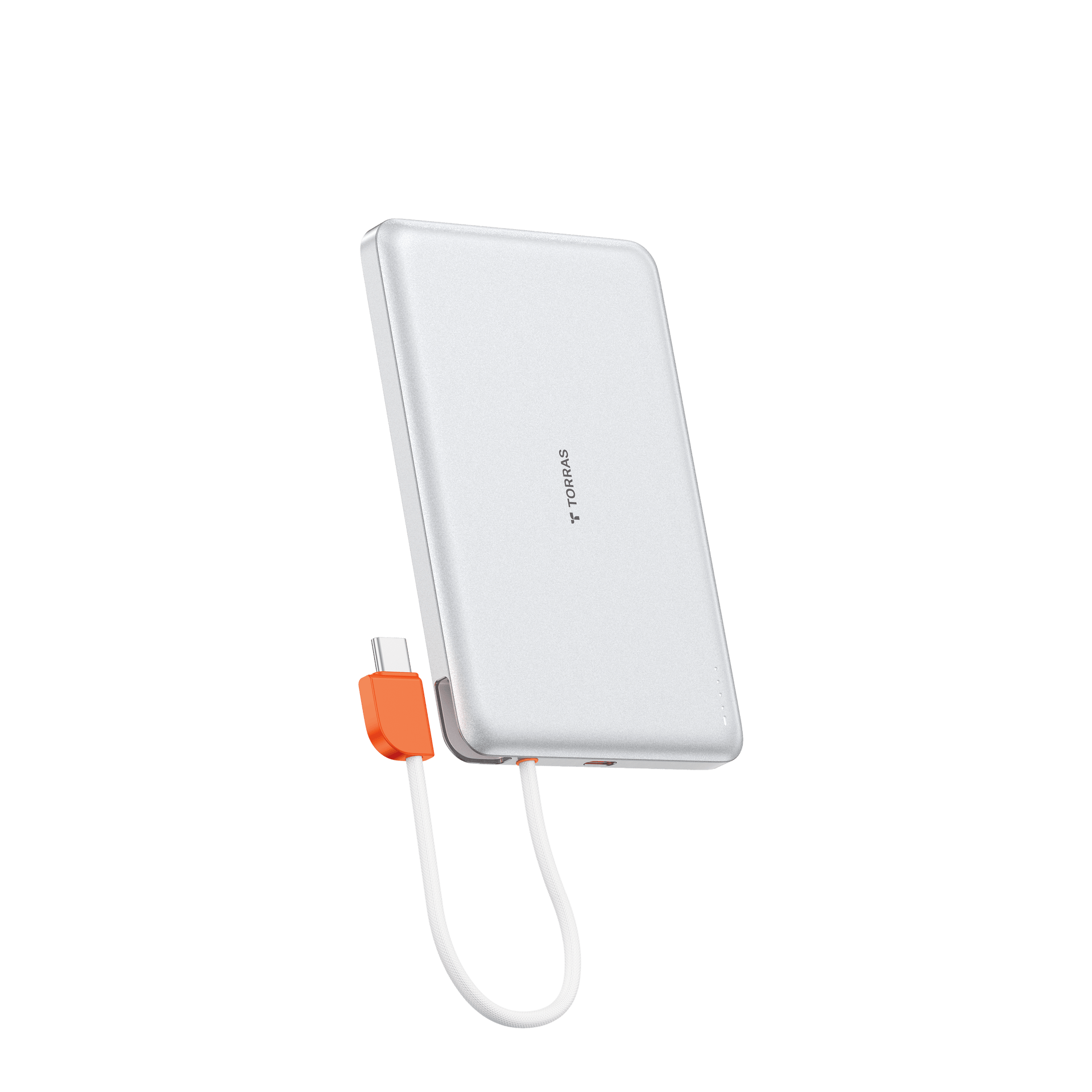 TORRAS モバイルバッテリー｜ケーブル内蔵＆薄型急速充電で快適な充電