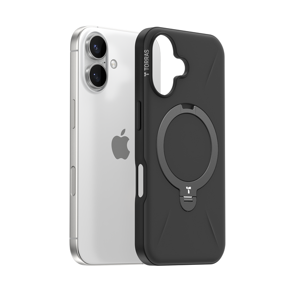 iPhone 16 Pro Maxケース | 360度回転＆耐衝撃 | おしゃれで