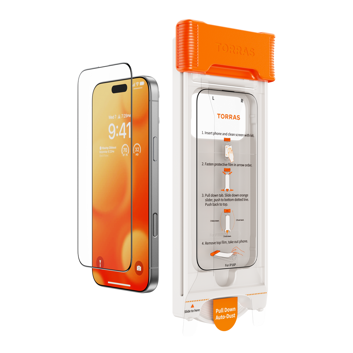 iPhone 17 Pro Max TORRAS ケースとフィルム2枚セット iPhone 17 Pro Max TORRAS ケースとフィルム2枚セット TORRAS